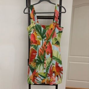 FARM Rio Tropical Print Mini Dress